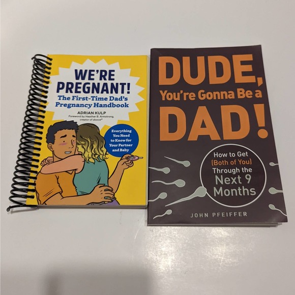 Dad Pregnancy Handbook Set: Things to Know, Trimesters, Dates, Helpful Tips - Picture 1 of 12